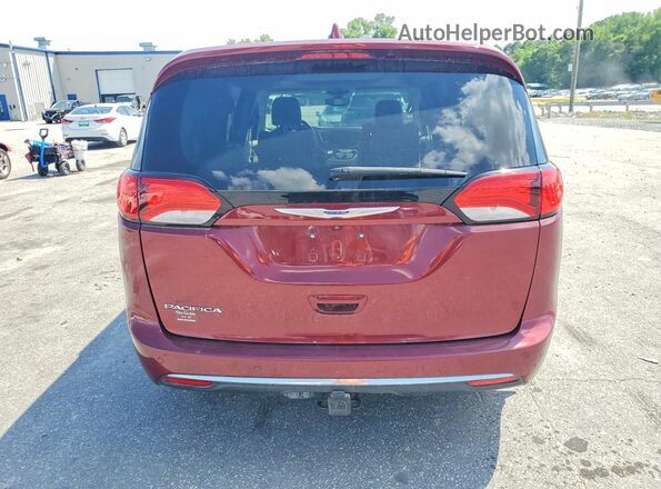 2C4RC1EG9JR237586 2018 CHRYSLER PACIFICA Red Widok wnętrza z przodu