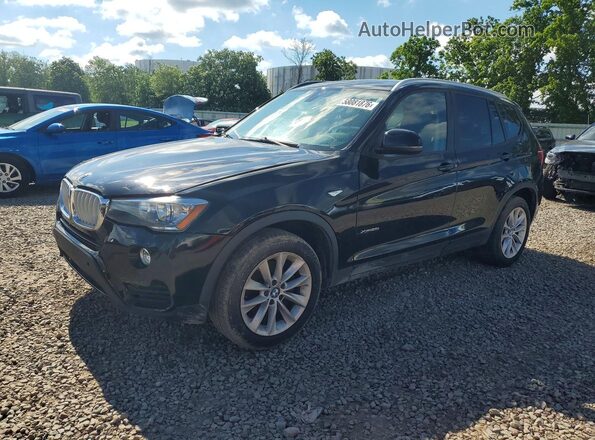 5UXWX9C51H0D99287 2017 BMW X3 Black Tył lewy