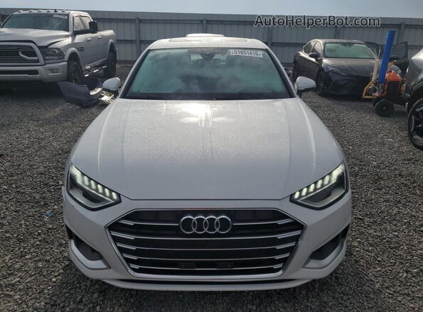 WAUHMAF48LA056044 2020 AUDI A4 White Widok z tyłu