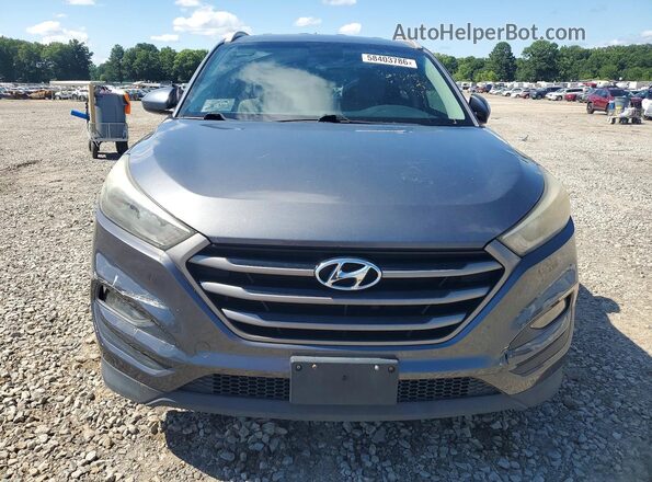 KM8J33A4XGU114519 2016 HYUNDAI TUCSON Gray Հետևի տեսք