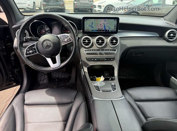 WDC0G8EB6LF704414 2020 MERCEDES-BENZ GLC-CLASS Black უკანა სავარძლების ხედი