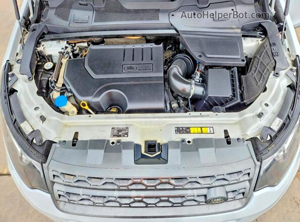 SALCR2FX2KH829832 2019 LAND ROVER DISCOVERY White Engine compartment view