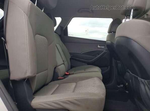 KM8SM4HF3GU160434 2016 HYUNDAI SANTA White Vista del compartimento del motor