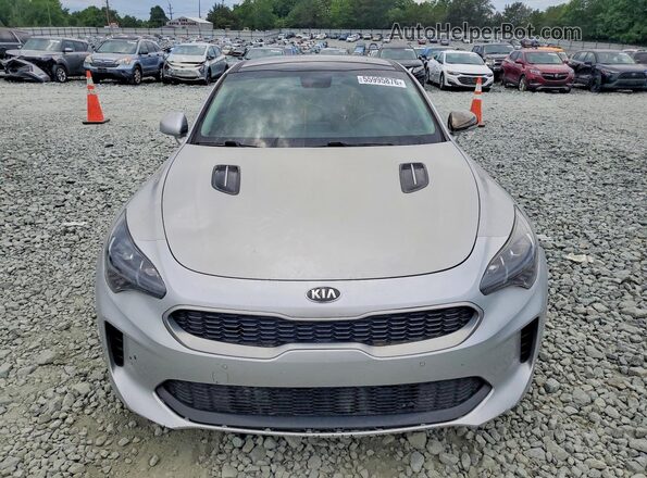 KNAE25LA6J6015292 2018 KIA STINGER Silver 