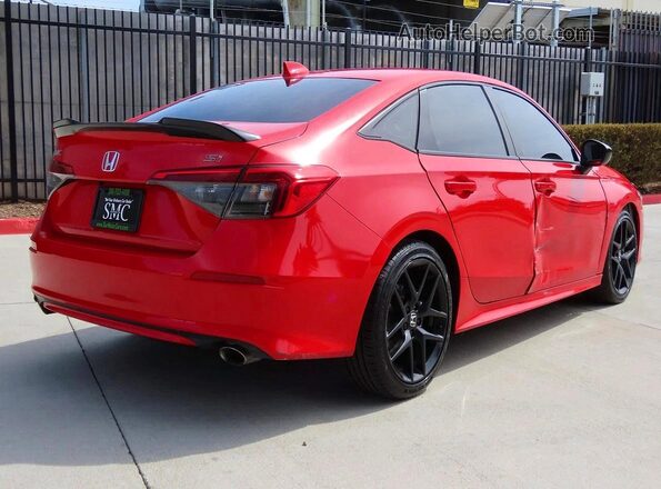 2HGFE1E52NH473702 2022 HONDA CIVIC Red წინა მარჯვენა