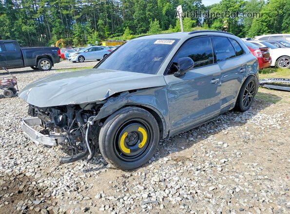 WA1B4AFY9N2025663 2022 AUDI SQ5 Gray Rear left