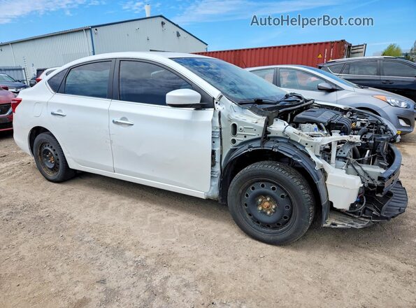3N1AB7AP8KY403108 2019 NISSAN SENTRA White Front view