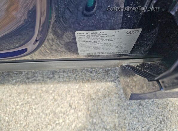 WA1C4AFY4J2088801 2018 AUDI SQ5 Blue Вид задніх сидінь