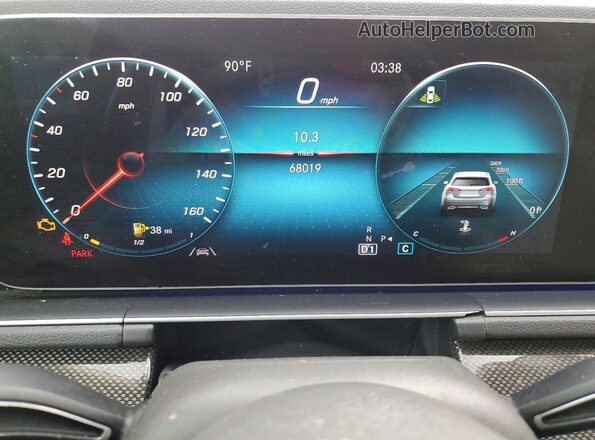 4JGFB4KB3LA007965 2020 MERCEDES-BENZ GLE Gray უკანა სავარძლების ხედი