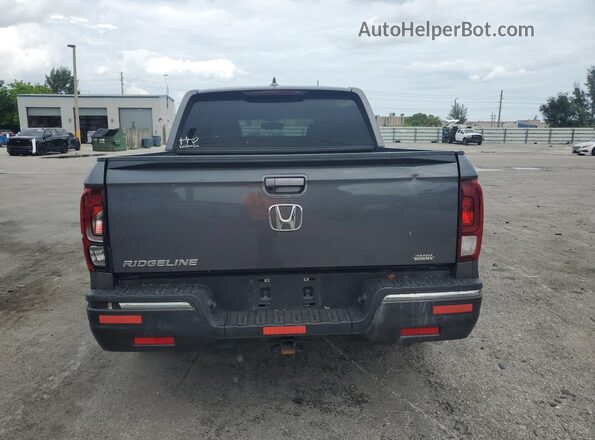 5FPYK2F66JB002673 2018 HONDA RIDGELINE Gray Rear view