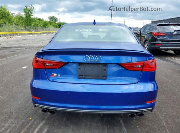 WAUB1HFF3G1014010 2016 AUDI S3 Blue Front interior view
