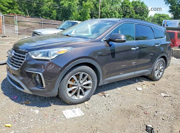 KM8SNDHF2HU174534 2017 HYUNDAI SANTA Brown Հետևի ձախ