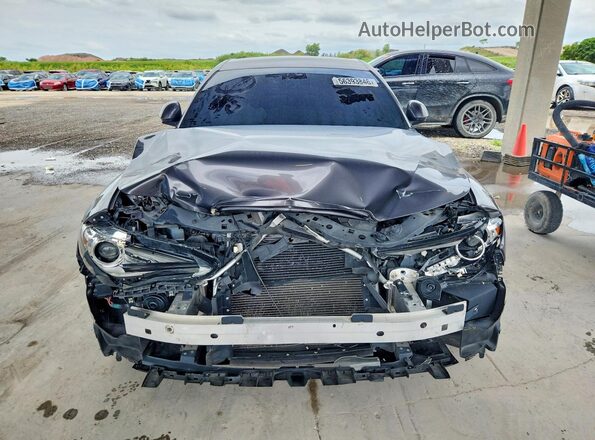 ZARFAMANXK7599319 2019 ALFA ROMEO GIULIA Серый Вид сзади