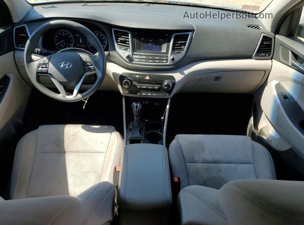 KM8J3CA46GU247939 2016 HYUNDAI TUCSON Silver Вид щитка приладів