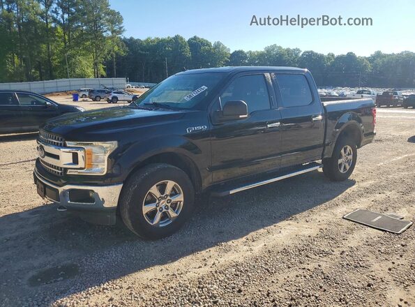 1FTEW1E50KFD22975 2019 FORD F150 Black Rear left