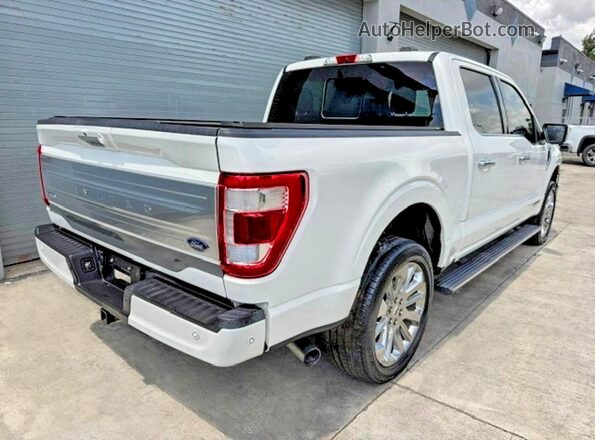 1FTFW1ED9MFB46636 2021 FORD F150 White წინა მარჯვენა