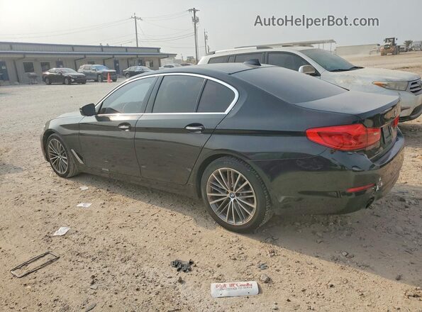 WBAJA5C55JWA37131 2018 BMW 5 SERIES Black Trasero izquierdo