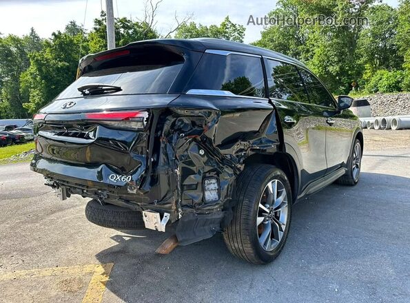5N1DL1FS1RC340143 2024 INFINITI QX60 Черный Передняя правая четверть