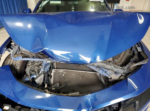 1G1FB1RX8K0155384 2019 CHEVROLET CAMARO Blue Widok komory silnika