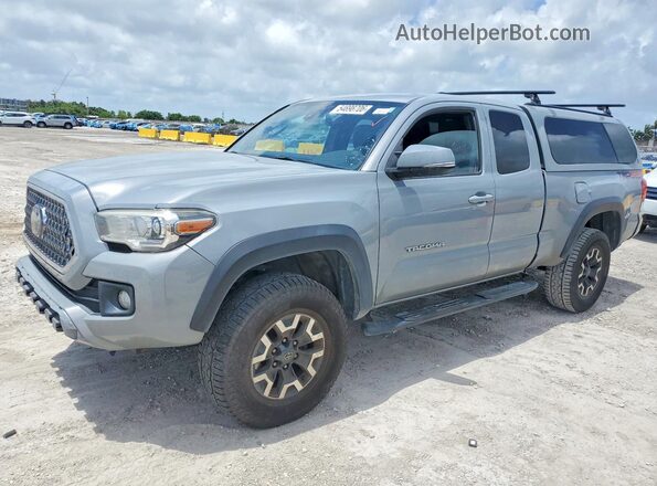 5TFSZ5AN5KX183945 2019 TOYOTA TACOMA Gray 