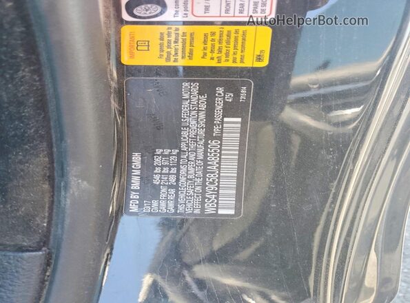 WBS4Y9C58JAA85506 2018 BMW M4 Black 