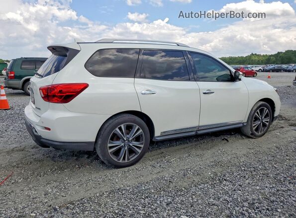 5N1DR2MN9KC607570 2019 NISSAN PATHFINDER Белый Передняя правая четверть
