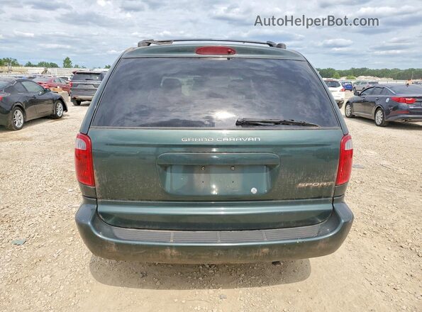 2B8GP44341R204941 2001 DODGE GRAND Black Հետևի տեսք