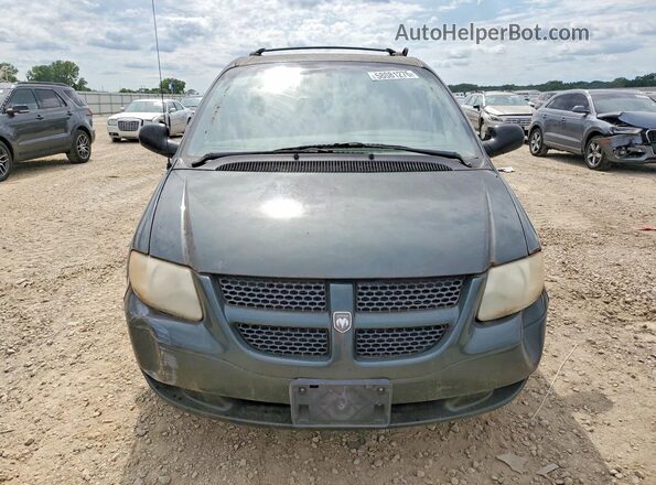2B8GP44341R204941 2001 DODGE GRAND Black Դիմացի տեսք
