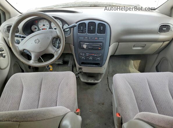 2B8GP44341R204941 2001 DODGE GRAND Black Առջևի վահանակի տեսք