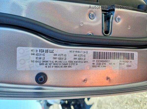 2C3CCAAG5HH506537 2017 CHRYSLER 300 Silver 