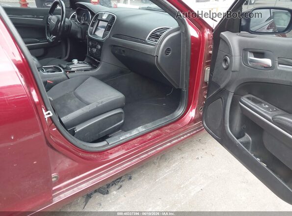 2C3CCAAG5KH612266 2019 CHRYSLER 300 Maroon წინა სალონის ხედი