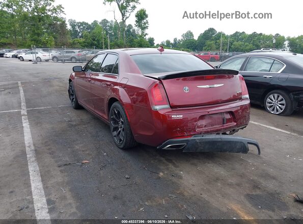 2C3CCAAG5KH612266 2019 CHRYSLER 300 Maroon უკანა მარცხენა