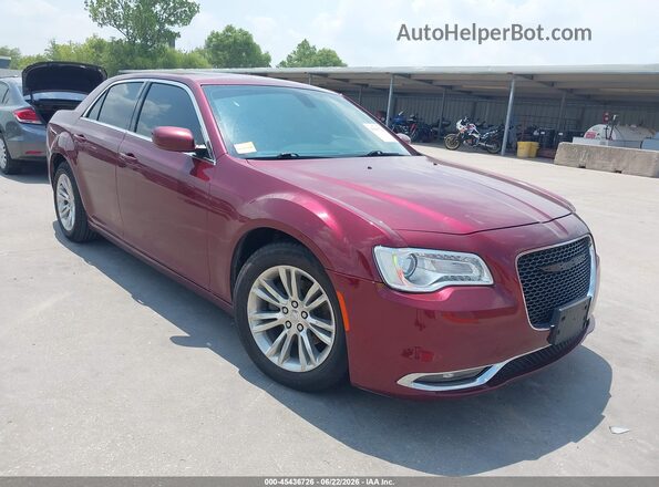 2C3CCAAG7JH130171 2018 CHRYSLER 300 Burgundy Front view