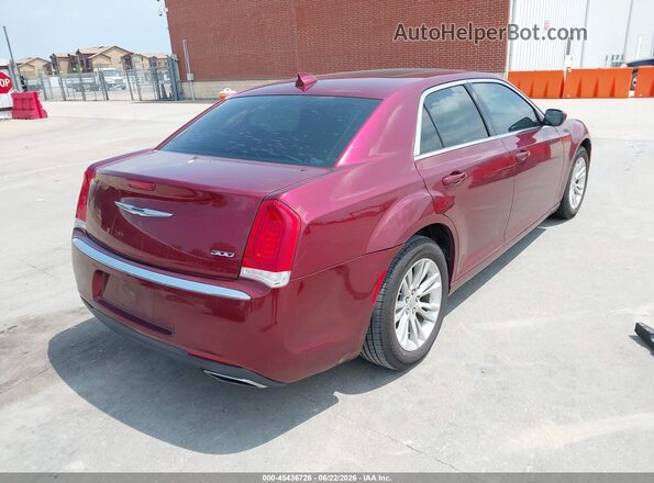 2C3CCAAG7JH130171 2018 CHRYSLER 300 Burgundy Rear right
