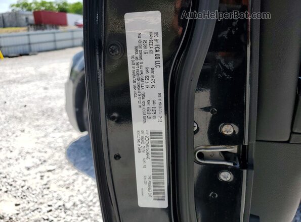 2C3CCAAG7JH340446 2018 CHRYSLER 300 Black Вид наклейки з VIN-кодом