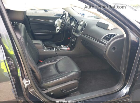 2C3CCAAG9GH141911 2016 CHRYSLER 300 Dark Blue Widok wnętrza z przodu