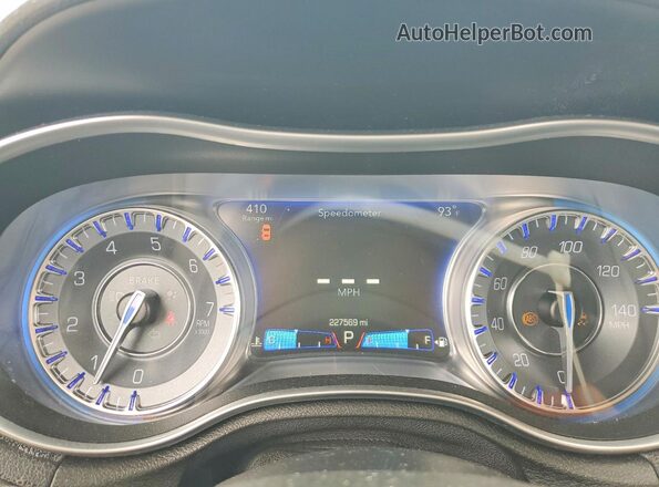2C3CCAAGXGH147457 2016 CHRYSLER 300 Gray Սարքավորումների վահանակի տեսք