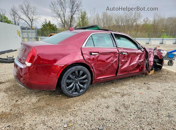 2C3CCAAGXJH201623 2018 CHRYSLER 300 Burgundy Trasero derecho