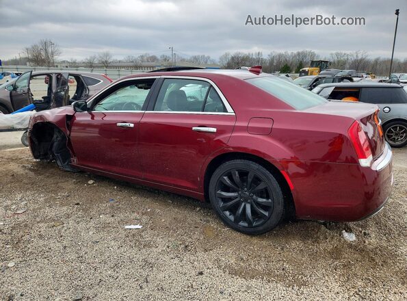 2C3CCAAGXJH201623 2018 CHRYSLER 300 Burgundy Trasero izquierdo