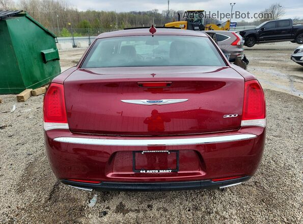 2C3CCAAGXJH201623 2018 CHRYSLER 300 Burgundy Vista trasera