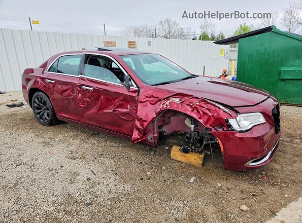2C3CCAAGXJH201623 2018 CHRYSLER 300 Burgundy Delantero derecho
