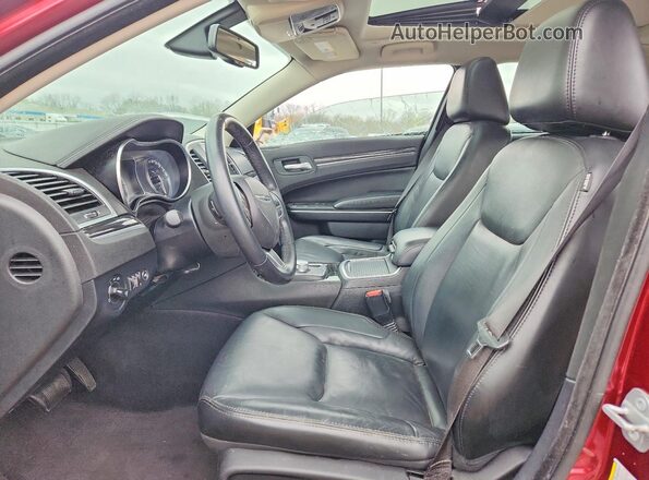 2C3CCAAGXJH201623 2018 CHRYSLER 300 Burgundy Vista interior delantera