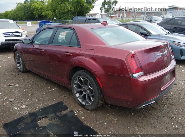 2C3CCAAGXJH250093 2018 CHRYSLER 300 Темно-бордовый Задняя левая четверть