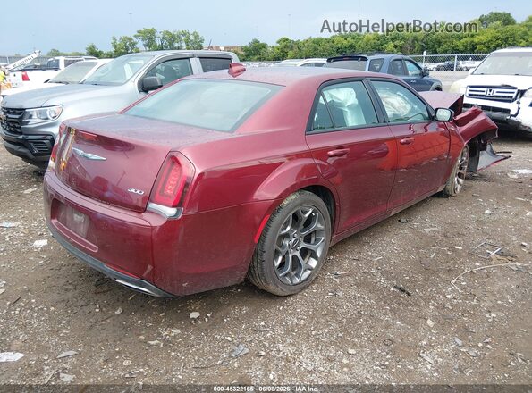 2C3CCAAGXJH250093 2018 CHRYSLER 300 Темно-бордовый Задняя правая четверть