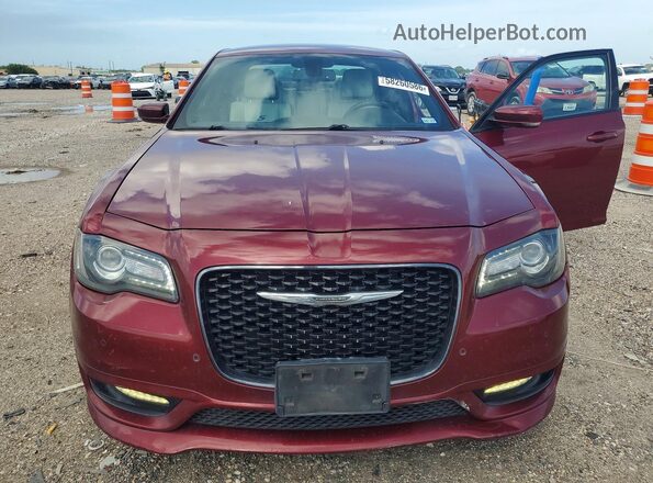 2C3CCABG0JH275146 2018 CHRYSLER 300 Burgundy წინა ხედი