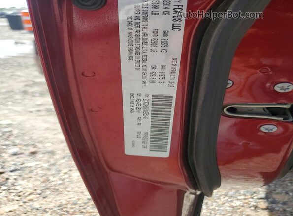 2C3CCABG0JH275146 2018 CHRYSLER 300 Burgundy ძრავის განყოფილების ხედი
