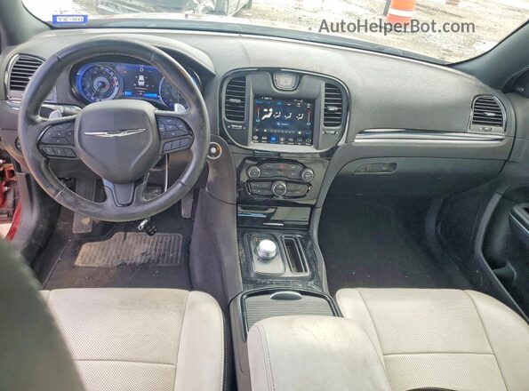 2C3CCABG0JH275146 2018 CHRYSLER 300 Burgundy წინა პანელის ხედი