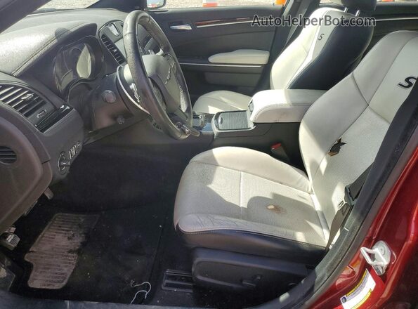 2C3CCABG0JH275146 2018 CHRYSLER 300 Burgundy წინა სალონის ხედი