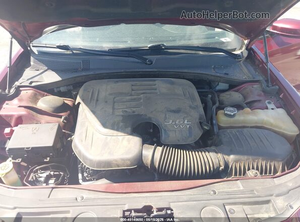 2C3CCABG1KH682717 2019 CHRYSLER 300 Burgundy Հետևի տեսք