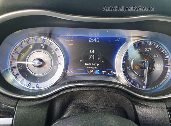 2C3CCABG2MH523921 2021 CHRYSLER 300 Black Instrument cluster view